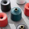 NTIYOU Ashtray 1Pc Table Funnel Shaped Ceramic Ashtray with Lid Convenience Windproof for Closed Red Home view 3