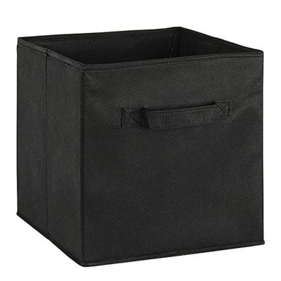 Socks storage box Lidless Square Storage Box, Foldable Fabric Sorting And Storage For Household Use, And Clothing Storage Box For Household Use Wardrobe storage box ( Color : 1 , Size : 28x28x28cm )