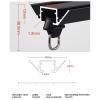 Curtain Track, Ceiling Curtain Track, Aluminium Ceiling Track For Curtains, Room Divider Curtain Rods, Curtain Track Ceiling Mount, Curtain Track With Rail Straight Curtain Track ( Color : Black , Siz view 2