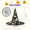 SSIMOO Camouflage Pattern Chic Halloween Witch Hat For Women-Ultimate Choice For Best Halloween Costume Ensemble view 3