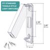 CLYMENE 4 Pack Light Switch Cover Guard, Child Proof Wall Switch Cover view 2