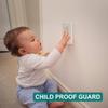 CLYMENE 4 Pack Light Switch Cover Guard, Child Proof Wall Switch Cover view 3
