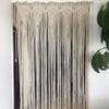 Macram Doorway Curtains/Bohemian Room Divider/Handmade Door String Curtain (W 54 X L 60 INCH) view 1