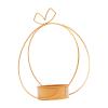 DYNAMI 10 Pcs Metal Flower Basket Gold Vases for Wedding Flowers Decorations,Metal Geometric Gold Centerpiece Elegant Wedding Centerpieces for Tables(Double Circle) view 4