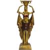 Fengshuibringluck Nubian Maiden Goddess Ancient Egyptian Beauty Resin Statue Indoor Office Decoration view 1