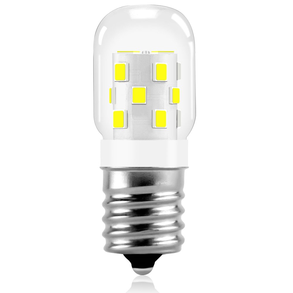 MIFLUS E17 LED Bulb Microwave Oven Appliance Light Bulb Super Power Saving Multiple Purpose Under Hood Over Stove Lights-3W(Equal to 40W Incandescent),380LM,6000K Daylight White-1 Pack