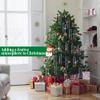 Sfcddtlg 12000 Strands Christmas Icicles Tinsel- Laser Silver Christmas Tree Tinsel Foil Fringe Icicles- Christmas Tree Iridescent Tinsel for Christmas Birthday Wedding Party Hanging Decoration view 4