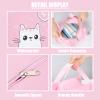 4PCS Insulated Lunch Bags 4PCS Bento Bags Cute Lunch Tote Bag Small Cooler Bags Waterproof Cartoon Lunch Box Bag for Work Picnic (Animal Series 1) view 4