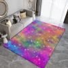 Abstract Galaxy Space Area Rug, Non Slip Noise Reduction Accent Rug, Machine Washable Durable Carpet for Indoor Bedroom Living Room Office Decor Rug - 5 ft x 8 ft view 3