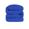 1 Piece Wavy Stitching Comforter Royal Blue, Soft Breathable All Season Super King Size, Duvet Insert, Lightweight Winter Warm Microfiber Down Alternative Quilt with Corner Tabs - 98x116 inch view 3