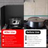 Anti Splatter Shield Guard 12 14 16 18 20 Inch Tall, 3 Sided Nonstick Oil Splash Guard Resistant Oil Baffle, Foldable Grease Splatter Screen for Stove Countertop Cooking Frying (Size : 40x40x35cm/15. view 4