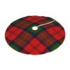 DKJlitter Christmas Tree Skirt, Clan Macduff Tartan Plaid Xmas Tree Skirts Mat Farmhouse Rustic Xmas Holiday Indoor Party Outdoor Decoration 30 inches view 3
