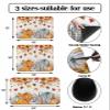 Thanksgiving Dish Drying Stone Mat for Kitchen Counter, Absorbent Dish Mat Fall Pumpkin Maple Leaves Microfiber Non-Slip Coffee Mat Diatomaceous Earth Mat for Coffee Bar, 16 Inch x 24 Inch view 3