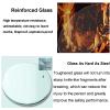 SAGIDAR Round Table Top Tempered Glass, Tempered Glass Round Table Top, Clear Table Top, 14IN 20IN 24IN 34IN 40IN, Round Table Top Made of Tempered Glass, Clear Glass High Gloss view 4
