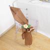Balsa Circle 20 Taupe Satin Chair Sashes Bows Ties for Wedding Decorations Party Supplies Events Chair Covers Decor Banquet Reception view 4