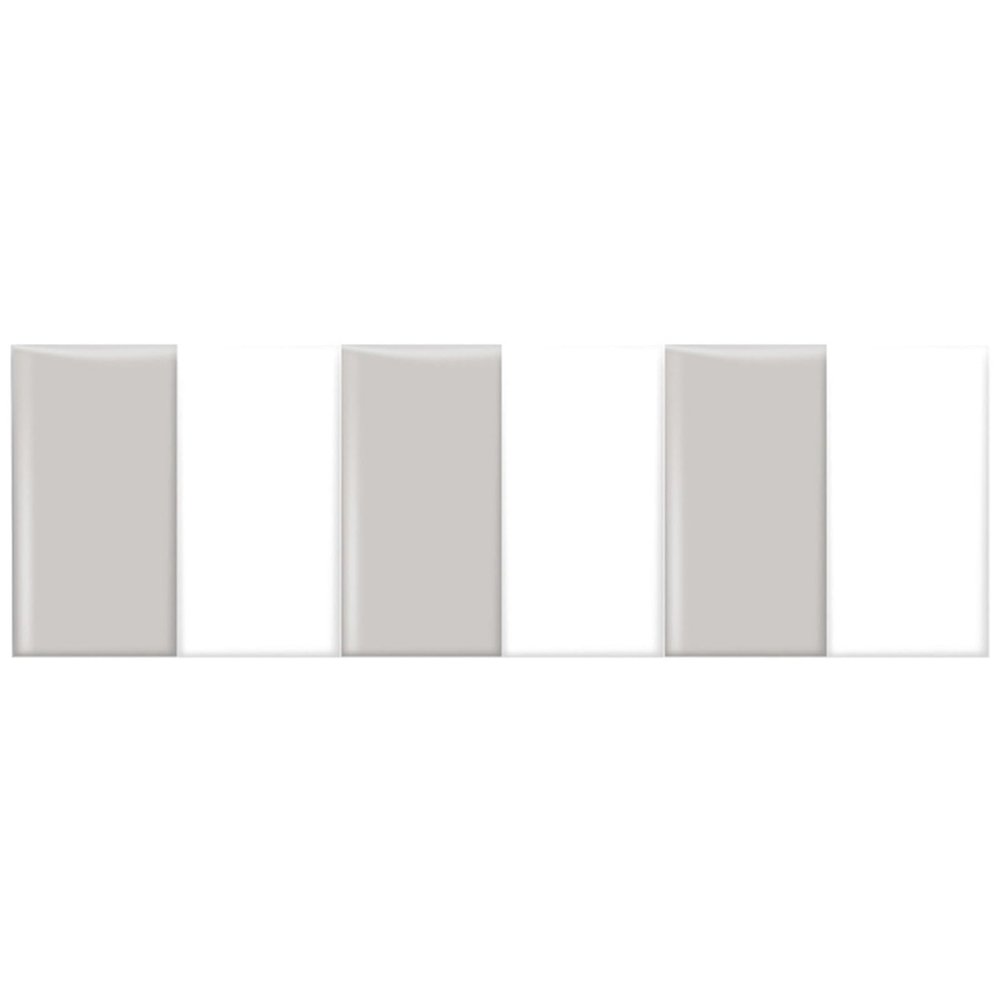 LXBAMKEA Kid's Anti-Collision Wall Stickers, Self-Adhesive 3D Wall Panels, Headboard Background Decor Wall Cushion, Living Room Playroom Bedroom Waterproof Protection Wall Pad (Color : Grey+White, S