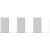 LXBAMKEA Kid's Anti-Collision Wall Stickers, Self-Adhesive 3D Wall Panels, Headboard Background Decor Wall Cushion, Living Room Playroom Bedroom Waterproof Protection Wall Pad (Color : Grey+White, S view 1