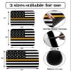 Dish Drying Stone Mat for Kitchen Counter, Absorbent Dish Mat Thin Gold Line Dispatchers Dispatch Communica Officer American Flag Microfiber Non-Slip Coffee Diatomaceous Earth Mat, 16 Inch x 24 Inch view 3