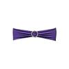 Balsa Circle 10 Purple Spandex Chair Sashes with Silver Round Buckle - Wedding Party Ceremony Reception Decorations Supplies view 1