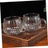 Alipis 2pcs Glass Pumpkin Cups Water Cup Large Capacity Water Cup Household Water Cup Glass Milk Cup Coffee Mug Decorative Beer Cup Drinking Mug Transparent Whiskey Cup Milk Mug view 4