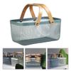 STOBAZA Boho Style Storage Bin Iron Sundries Basket Bushel Baskets Lightweight Compact view 3