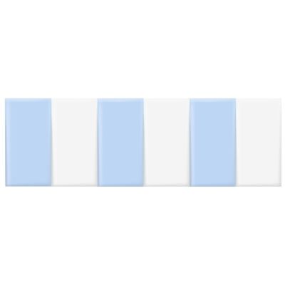 LXBAMKEA Kid's Anti-Collision Wall Stickers, Self-Adhesive 3D Wall Panels, Headboard Background Decor Wall Cushion, Living Room Playroom Bedroom Waterproof Protection Wall Pad (Color : Blue+White, S