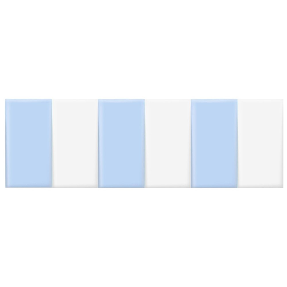 LXBAMKEA Kid's Anti-Collision Wall Stickers, Self-Adhesive 3D Wall Panels, Headboard Background Decor Wall Cushion, Living Room Playroom Bedroom Waterproof Protection Wall Pad (Color : Blue+White, S