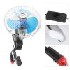 Gavigain Portable Fan,Auto Vehicle Clip on Cooling Oscillating Fan with 180 Degree Rotating,Desk Fan Tent Fan for Car,Home,Jobsite,Picnic, BBQ, Fishing, Travel view 4