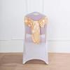 50 Peach Satin Elegant Chair Cover Bows Sashes Wedding Banquet Decorations Party Supplies Engagement Events Reception view 4