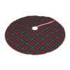 DKJlitter Christmas Tree Skirt, Clan McCarthy Tartan Green and Red Plaid Xmas Tree Skirts Mat Farmhouse Rustic Xmas Holiday Indoor Party Outdoor Decoration 30 inches view 3