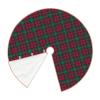 DKJlitter Christmas Tree Skirt, Clan McCarthy Tartan Green and Red Plaid Xmas Tree Skirts Mat Farmhouse Rustic Xmas Holiday Indoor Party Outdoor Decoration 30 inches view 4