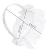 STOBAZA Wedding Lace Flower Basket White Flower Girl Baskets for Wedding Perfect for Ceremony Decor view 3