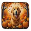 Caroline's Treasures DAC1049DDM Golden Retriever Fall Dish Drying Mat Absorbent Dish Drying Mat Pad for Kitchen Counter Dish Drainer Mat for Countertop, 14 x 21", Multicolor view 1