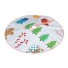 MIZIBAO Christmas Tree Skirt Light Blue Christmas Pattern Rustic Xmas Tree Skirts Mat Festive Decoration for Merry Christmas and New Year Holiday Party 30" view 3