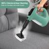 S AFSTAR Handheld Steam Cleaner, 1400W Pressurized Steamer with 14-Piece Accessories & Child Lock, Multipurpose Portable Steamshot Steam Mop for Cleaning Kitchen Floor Sofas Car Windows (Green) view 2