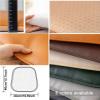 1/2/4 Pack Chair Cushion Imitation Leather Dining Chair Cushion Horseshoe Seat Cushion,Non-Slip Dining Kitchen Chair Pad (Color : Dark Green, Size : 40 * 43(2PACKS)) view 3