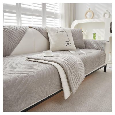 Couch Cover for Dogs l Shape Corner Sofa,Velvet Thick Sofa Slipcover 2/3 Cushion Non Slip Reversible Quilted Sofa Cover, Furniture Protector Sofa Cover Washable ( Color : #19 , Size : 90x180cm/1PC )