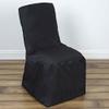 Tableclothsfactory 20 PCS Black Square Top Polyester Banquet Chair Cover Dinning Event Slipcover for Wedding Party Banquet Catering view 1