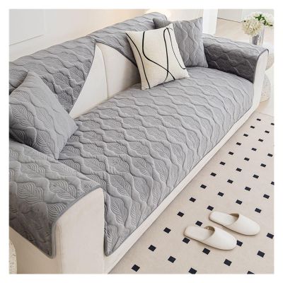 Couch Cover for Dogs l Shape Corner Sofa,Velvet Thick Sofa Slipcover 2/3 Cushion Non Slip Reversible Quilted Sofa Cover, Furniture Protector Sofa Cover Washable ( Color : #5 , Size : 70x70cm/1PC )