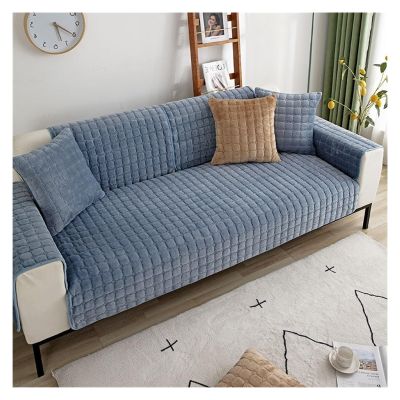 Couch Cover for Dogs l Shape Corner Sofa,Velvet Thick Sofa Slipcover 2/3 Cushion Non Slip Reversible Quilted Sofa Cover, Furniture Protector Sofa Cover Washable ( Color : #2 , Size : 110x160cm/1PC )