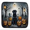 Caroline's Treasures DAC2066DDM Black Pug Spooky Halloween Dish Drying Mat Absorbent Dish Drying Mat Pad for Kitchen Counter Dish Drainer Mat for Countertop, 14 x 21", Multicolor view 1