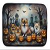 Caroline's Treasures DAC2068DDM Pomeranian Spooky Halloween Dish Drying Mat Absorbent Dish Drying Mat Pad for Kitchen Counter Dish Drainer Mat for Countertop, 14 x 21", Multicolor view 1