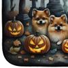 Caroline's Treasures DAC2068DDM Pomeranian Spooky Halloween Dish Drying Mat Absorbent Dish Drying Mat Pad for Kitchen Counter Dish Drainer Mat for Countertop, 14 x 21", Multicolor view 4