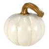 Black White Orange Halloween Pumpkin Figurines Trick or Treat Witch Beware (White) view 3