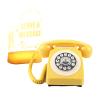 Premium Message Book Audio Phone with Free 3D Heart Leave A Message LED Wedding Sign,Original Audio Guest Book Telephone for Wedding Party Birthday Confession Audio Voicemail Gathering (Yellow) view 1