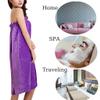 Beisto Plush Body Wrap Spa Towel with Snaps for Women After Shower view 4