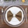 Balsa Circle 10 pcs 17-Inch Taupe Polyester Luncheon Napkins - for Wedding Reception Events Catering Restaurant Kitchen Decoration view 1