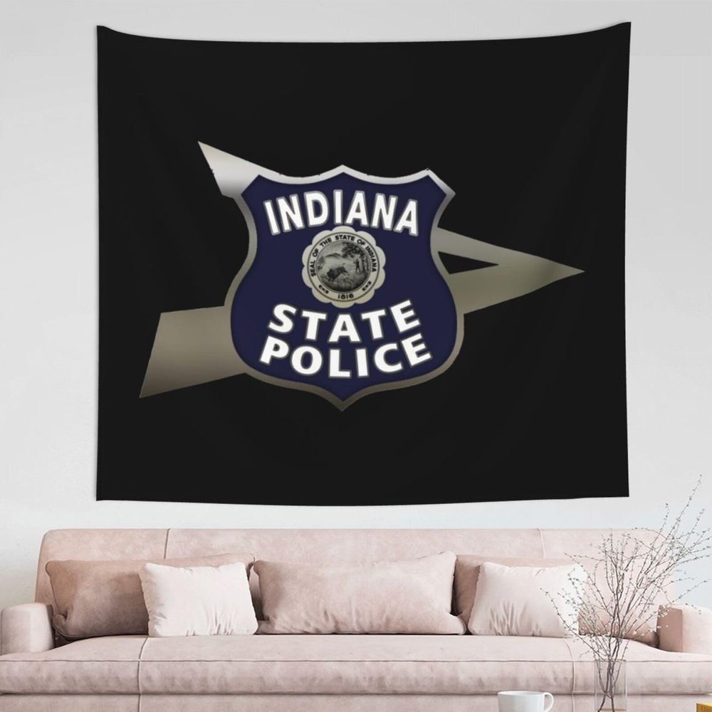 Peru Indiana State Police Exquisite 60x51in Tapestry Elevate Your Space With Artful Elegance
