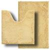 Bathroom Rugs Sets 2 Piece, Ultra Soft Absorbent Bath mat Chenille Bathroom Rug, Antiskid Bath mats Washable Bathroom mat (20x32 inch + 20x20inch U-Shaped) Beige view 1