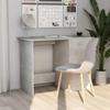 WEHUOSIF Desk Concrete Gray,Computer Desk,Writing Desk,Study Desk,Gaming Desk,Reading Tables,Makeup Tables,with a Drawer and a Door,for Office,Bedroom,Living Room, 39.4"x19.7"x29.9" Engineered Wood view 1